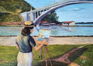 A PINTORA DO ITAJURU - AST - 50 x 70 (Paulo Jorge)