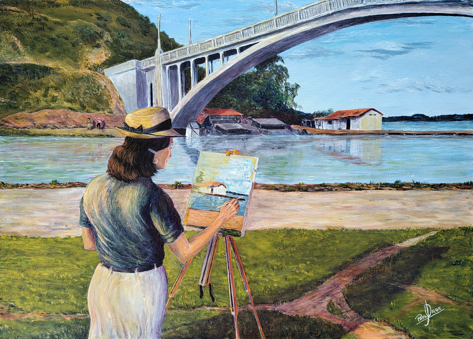 A PINTORA DO ITAJURU - AST - 50 x 70 (Paulo Jorge)