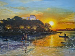 PASSEIO NO FORTE - AST 90x120 (Paulo Jorge)