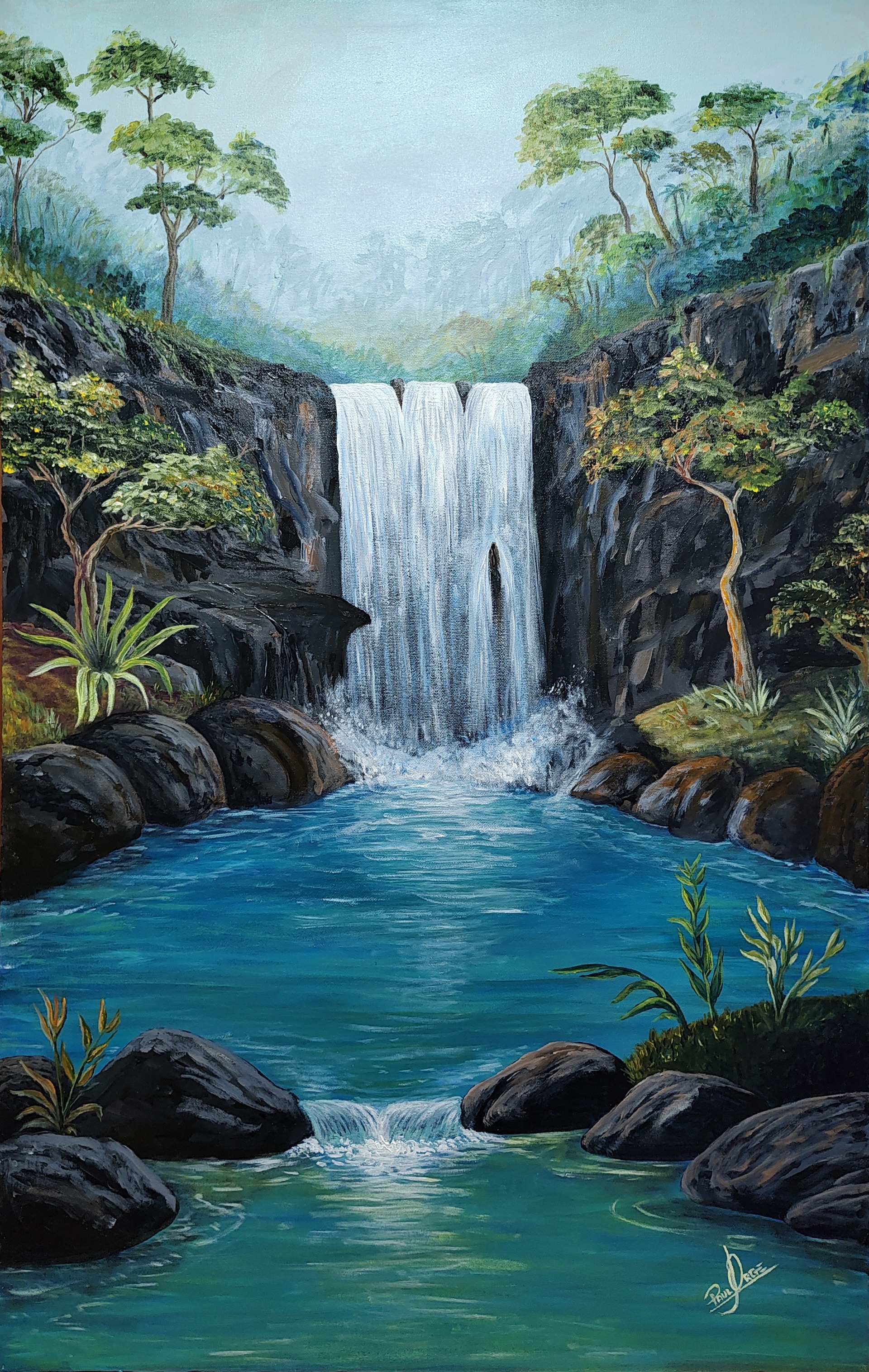 VALE DAS ÁGUAS - AST - 60x90 (Paulo Jorge)